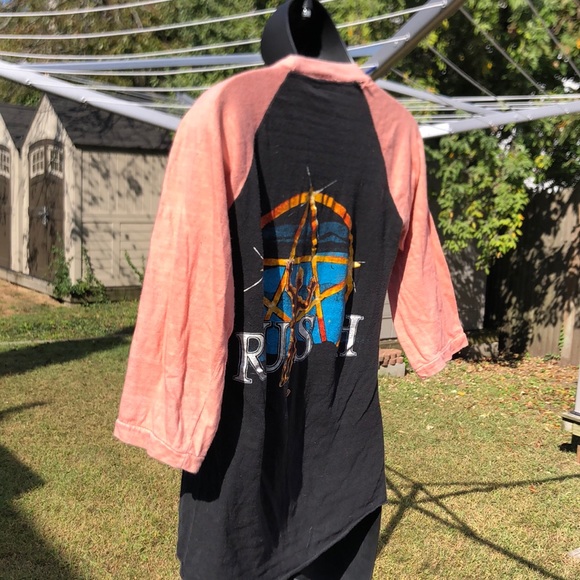 Rare vintage Rush Moving Picture concert tee black and pink - Picture 3 of 6